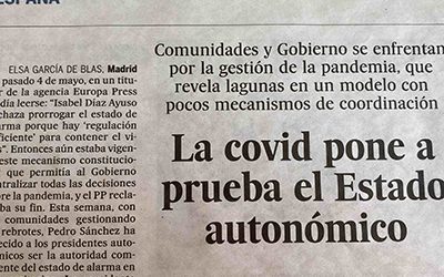 La covid pone a prueba el Estado autonómico /EL PAÍS / Elsa García de Blas